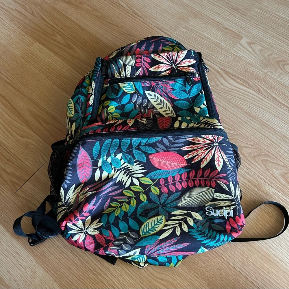 Sucipi Floral Large Active Tennis Bag Backpack